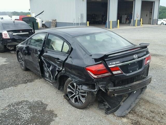 19XFB2F90DE226204 - 2013 HONDA CIVIC EXL 黑色 照片 3