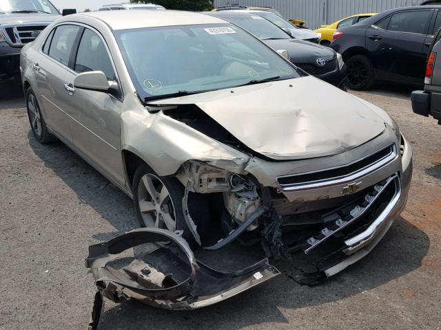 1G1ZC5E08CF280507 - 2012 CHEVROLET MALIBU 1LT GOLD photo 1