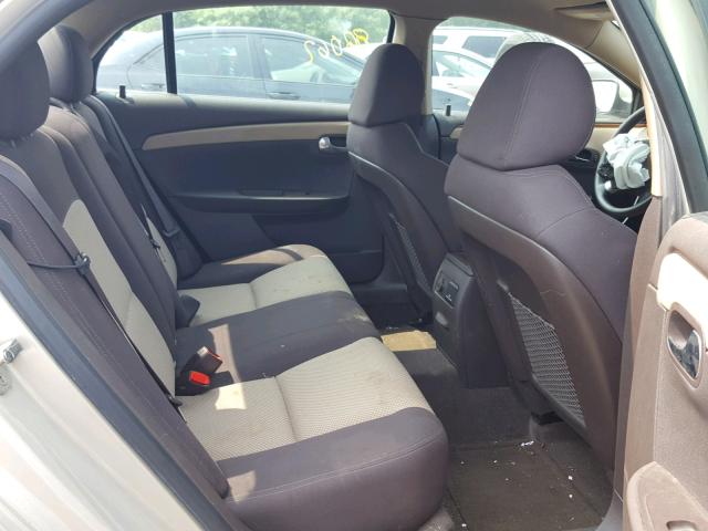 1G1ZC5E08CF280507 - 2012 CHEVROLET MALIBU 1LT GOLD photo 6