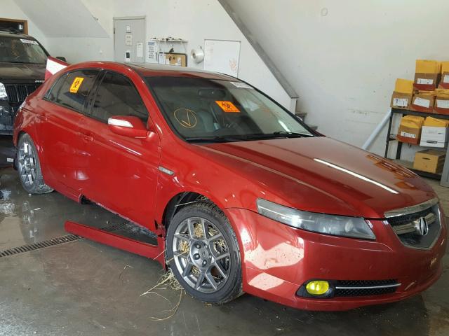 19UUA76547A005766 - 2007 ACURA TL TYPE S RED photo 1