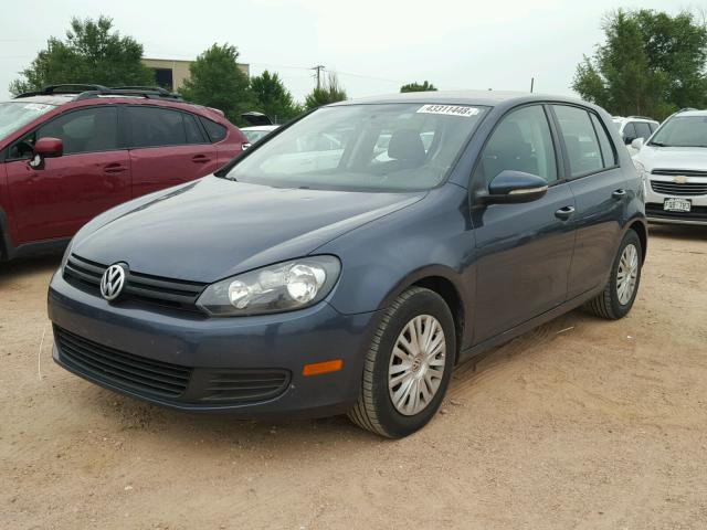 WVWDB7AJ9CW259261 - 2012 VOLKSWAGEN GOLF 蓝色 照片 2