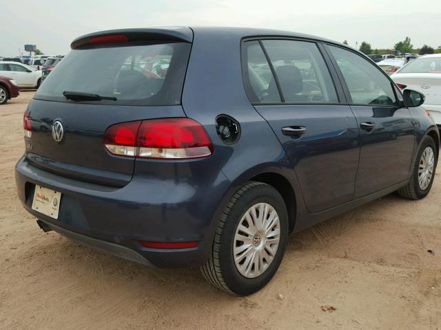 WVWDB7AJ9CW259261 - 2012 VOLKSWAGEN GOLF 蓝色 照片 4