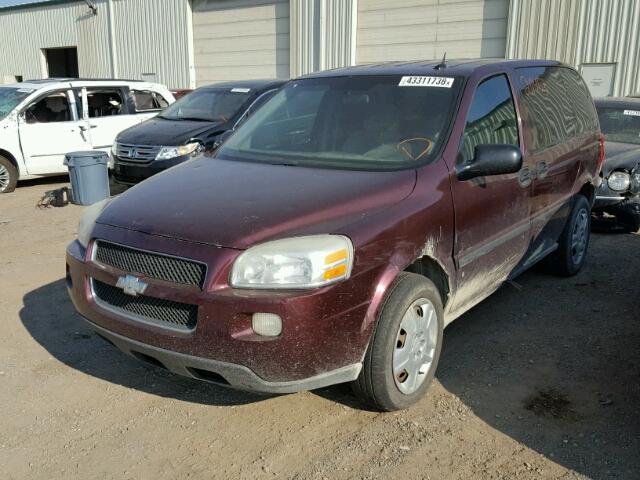 1GNDU23147D209046 - 2007 CHEVROLET UPLANDER L 勃艮第红 照片 2