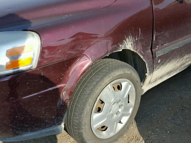 1GNDU23147D209046 - 2007 CHEVROLET UPLANDER L 勃艮第红 照片 9