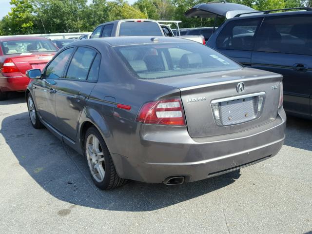 19UUA66257A003461 - 2007 ACURA TL GRAY photo 3