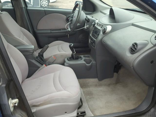 1G8AZ52F34Z223573 - 2004 SATURN ION LEVEL BLUE photo 5