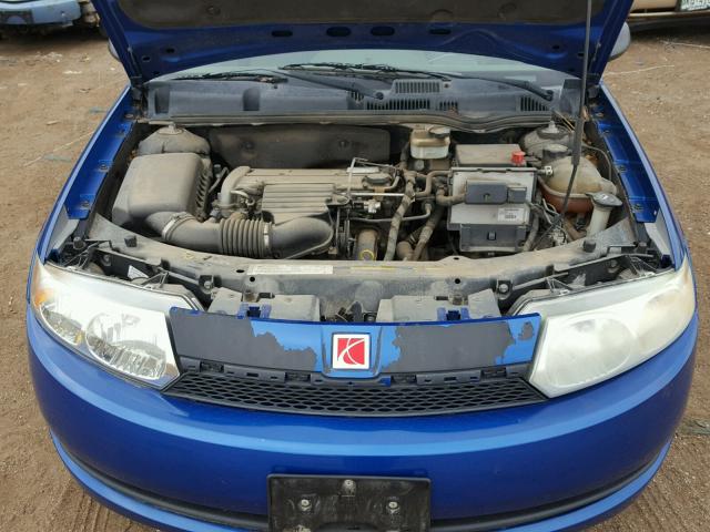 1G8AZ52F34Z223573 - 2004 SATURN ION LEVEL BLUE photo 7