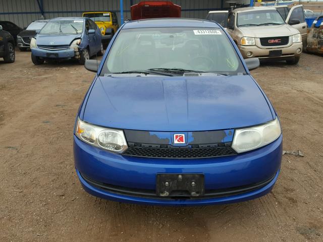 1G8AZ52F34Z223573 - 2004 SATURN ION LEVEL BLUE photo 9