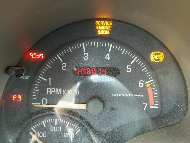 1G2NF52E7YM877135 - 2000 PONTIAC GRAND AM S WHITE photo 8