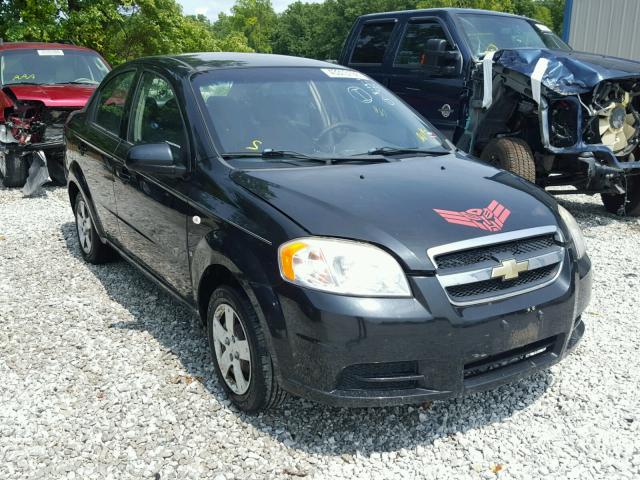 KL1TD56648B154888 - 2008 CHEVROLET AVEO BASE Қара фото 1