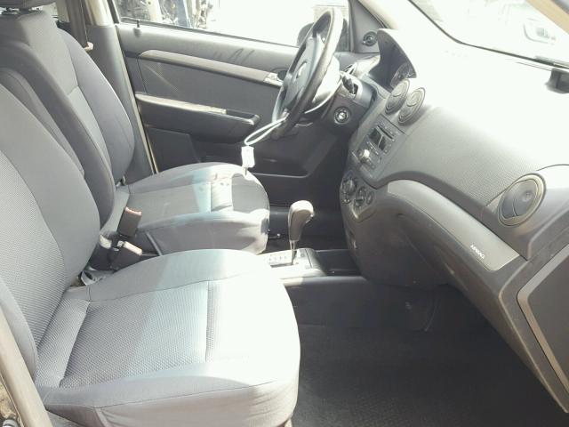 KL1TD56648B154888 - 2008 CHEVROLET AVEO BASE Қара фото 5