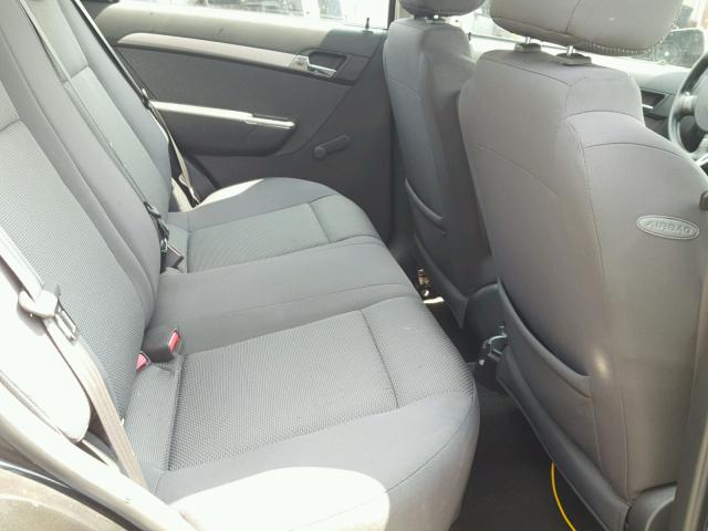 KL1TD56648B154888 - 2008 CHEVROLET AVEO BASE Қара фото 6