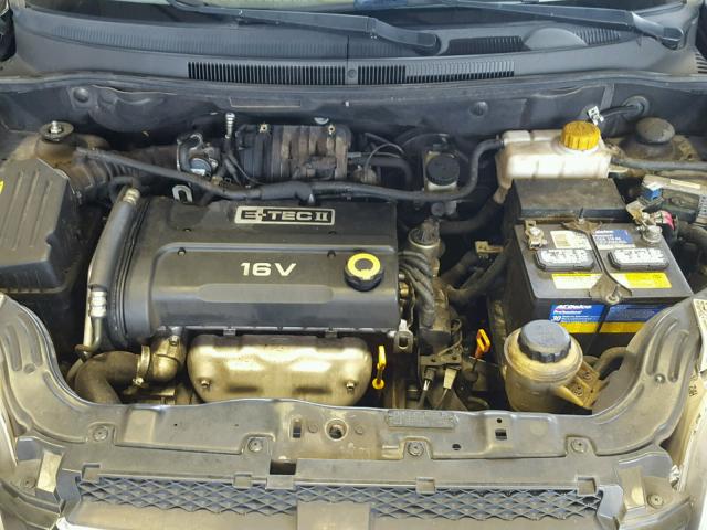 KL1TD56648B154888 - 2008 CHEVROLET AVEO BASE Қара фото 7