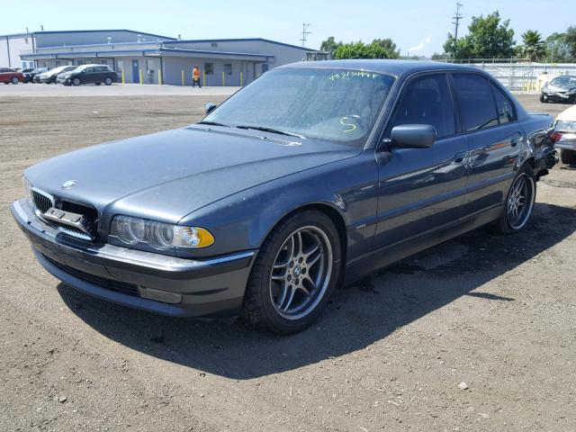 WBAGG8339XDN73879 - 1999 BMW 740 I AUTO GRAY photo 2