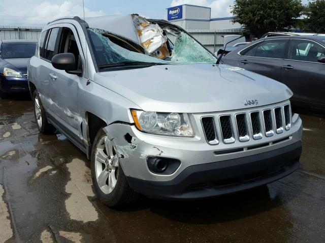 1C4NJDBB6DD253749 - 2013 JEEP COMPASS SP SILVER photo 1