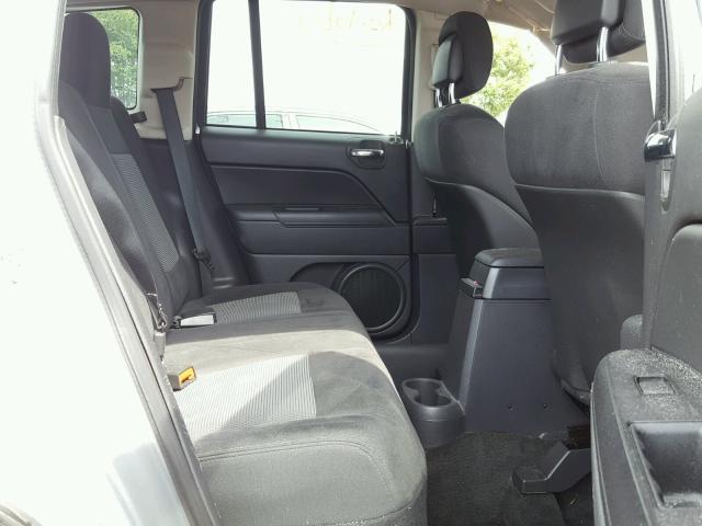 1C4NJDBB6DD253749 - 2013 JEEP COMPASS SP SILVER photo 6