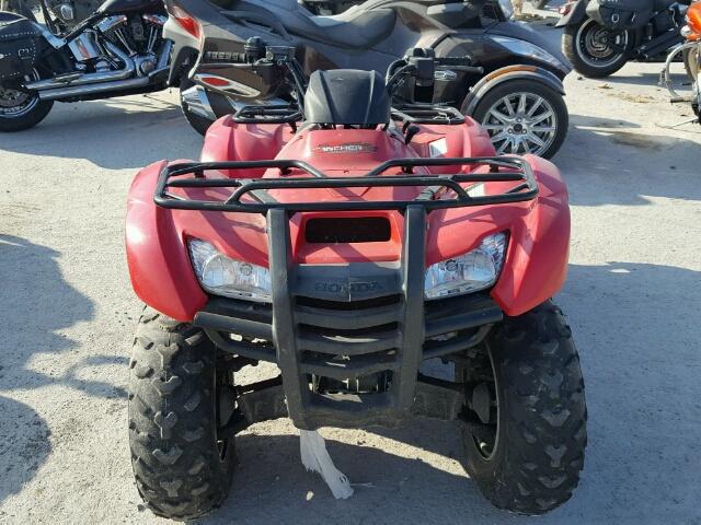 1HFTE3723C4300352 - 2012 HONDA TRX420 FPA RED photo 10