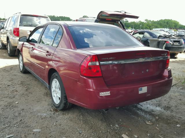 1G1ZT54894F103571 - 2004 CHEVROLET MALIBU LS Қызыл фото 3