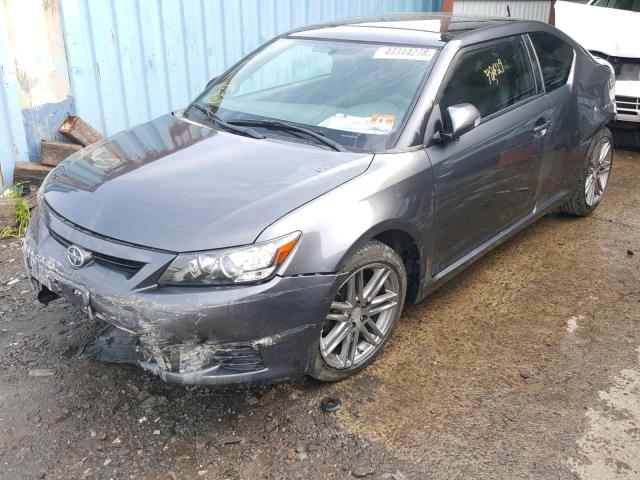 JTKJF5C75B3017511 - 2011 TOYOTA SCION TC ნაცრისფერი ფოტო 2