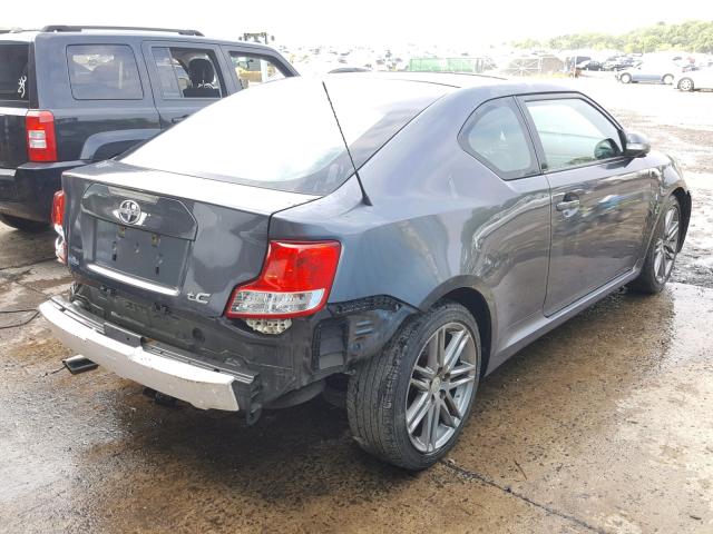 JTKJF5C75B3017511 - 2011 TOYOTA SCION TC ნაცრისფერი ფოტო 4