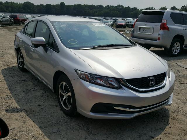 19XFB2F74FE266044 - 2015 HONDA CIVIC SE SILVER photo 1