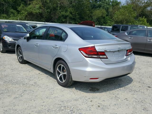 19XFB2F74FE266044 - 2015 HONDA CIVIC SE SILVER photo 3