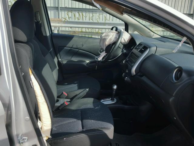 3N1CE2CP0EL427985 - 2014 NISSAN VERSA NOTE SILVER photo 5