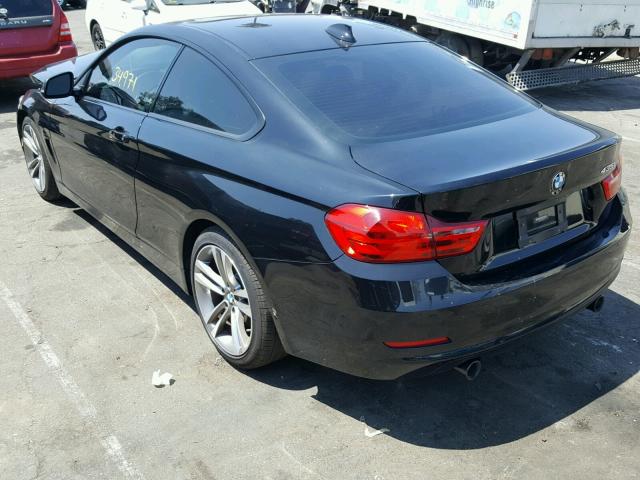 WBA3R1C53EK191504 - 2014 BMW 435 I BLACK photo 3