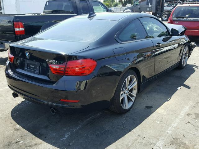 WBA3R1C53EK191504 - 2014 BMW 435 I BLACK photo 4