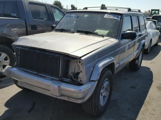 1J4FT58S31L556253 - 2001 JEEP CHEROKEE C BEIGE photo 2