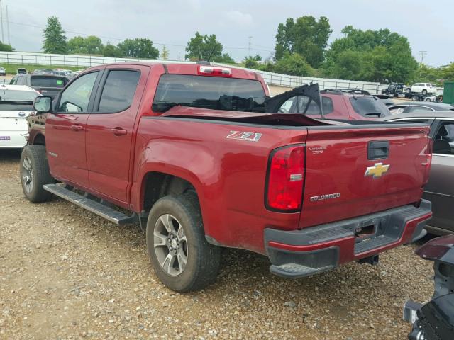 1GCGTCE36F1131091 - 2015 CHEVROLET COLORADO Z ORANGE photo 3