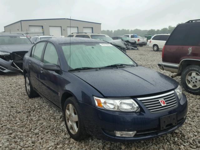 1G8AL55F17Z163567 - 2007 SATURN ION LEVEL BLUE photo 1