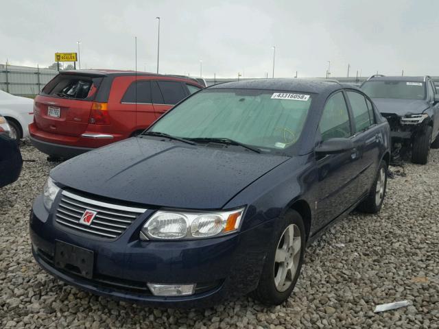 1G8AL55F17Z163567 - 2007 SATURN ION LEVEL BLUE photo 2