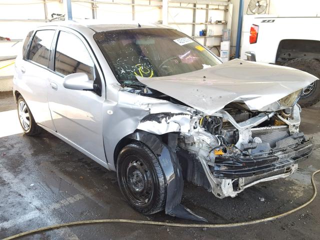 KL1TD66647B729902 - 2007 CHEVROLET AVEO BASE Күміс фото 1