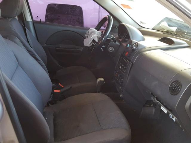 KL1TD66647B729902 - 2007 CHEVROLET AVEO BASE Күміс фото 5