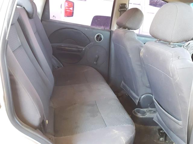 KL1TD66647B729902 - 2007 CHEVROLET AVEO BASE Күміс фото 6