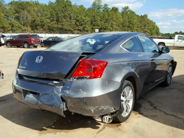 1HGCS1B31CA001498 - 2012 HONDA ACCORD LX GRAY photo 4