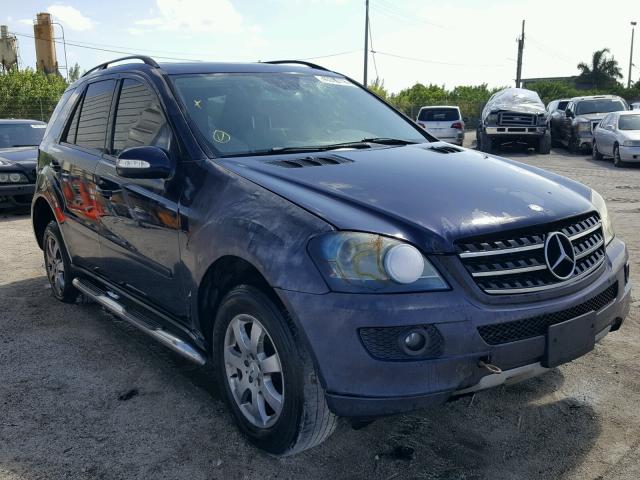 4JGBB86E26A054774 - 2006 MERCEDES-BENZ ML 350 BLUE photo 1