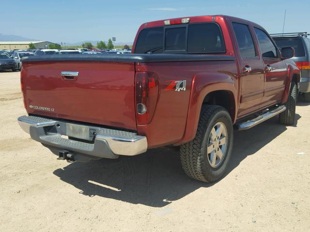 1GCHTDFP5B8115087 - 2011 CHEVROLET COLORADO L MAROON photo 4
