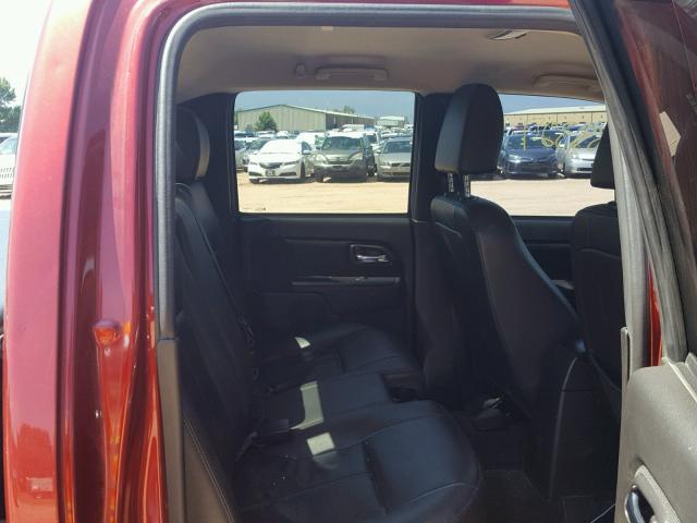 1GCHTDFP5B8115087 - 2011 CHEVROLET COLORADO L MAROON photo 6