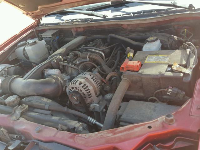 1GCHTDFP5B8115087 - 2011 CHEVROLET COLORADO L MAROON photo 7