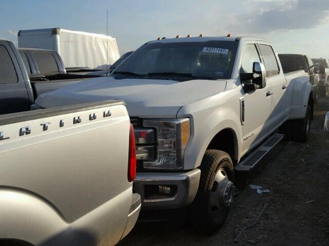 1FT8W3DT5HEB17014 - 2017 FORD F350 SUPER WHITE photo 2