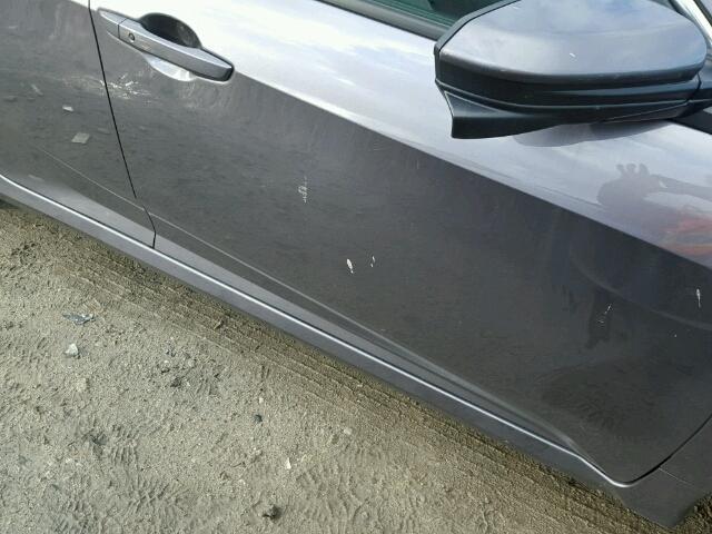 19XFC2F78GE204239 - 2016 HONDA CIVIC EX GRAY photo 10