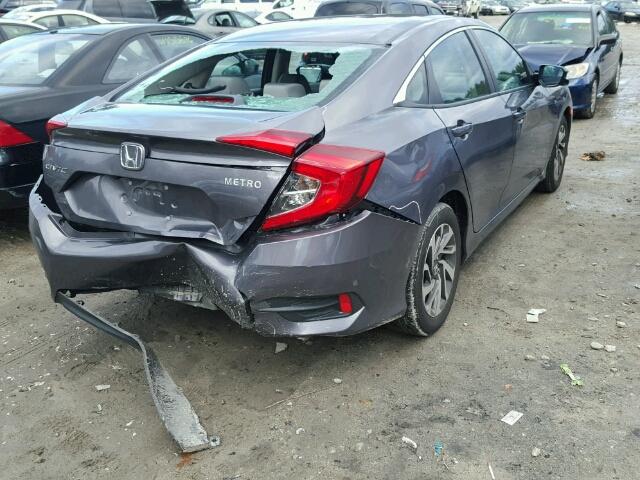 19XFC2F78GE204239 - 2016 HONDA CIVIC EX GRAY photo 4