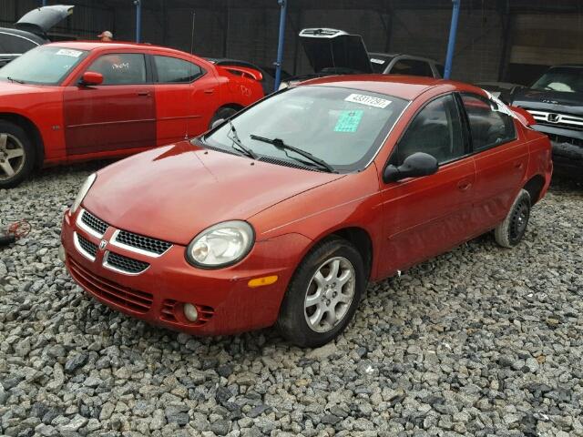 1B3ES56C33D114491 - 2003 DODGE NEON SXT RED photo 2