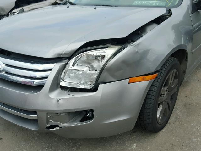 3FAHP02148R180069 - 2008 FORD FUSION SEL GRAY photo 9