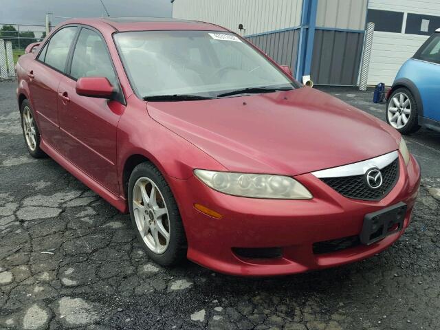 1YVHP80D045N25353 - 2004 MAZDA MAZDA6 RED photo 1