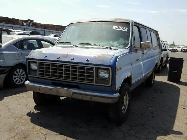 S21HHEC6912 - 1979 FORD CLUB WAGON BLUE photo 2