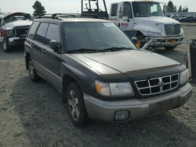 JF1SF6554XH737055 - 1999 SUBARU FORESTER S BLACK photo 1