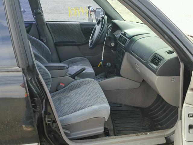 JF1SF6554XH737055 - 1999 SUBARU FORESTER S BLACK photo 5